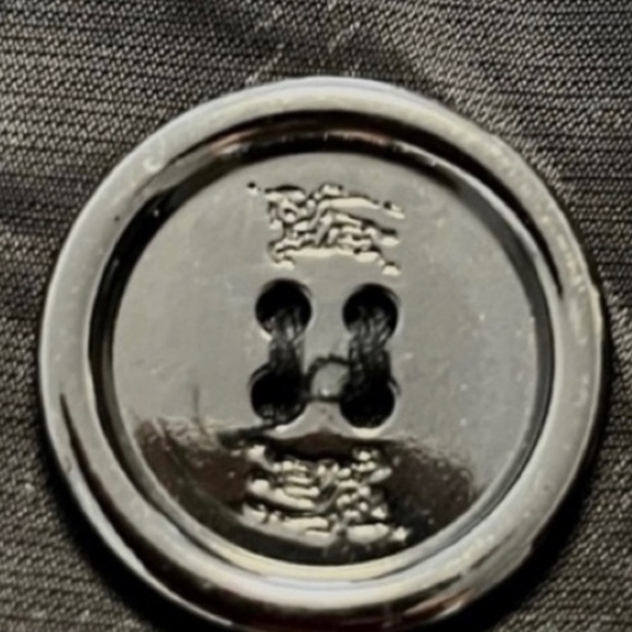 Burberry kensington gabardine black trench size 4. - Picture 4 of 7